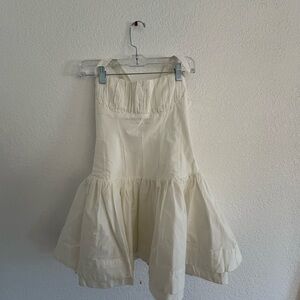 Oh Polly Cream Mini Dress